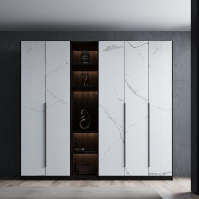 China Strong Stability Almirah Modern Design Armoire Cheap Single Cabinet Sliding Wardrobe for sale