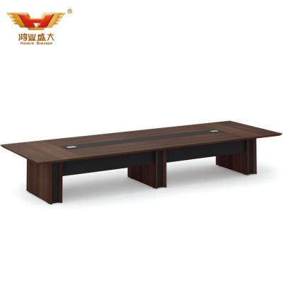 China Durability Melamine Economy Curve Large Office Conference Table For Meeting for sale