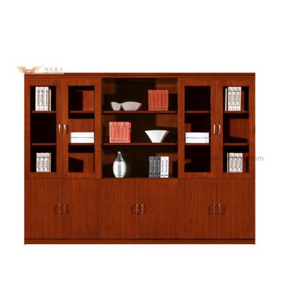 China Luxury High Quality Teak Veneer Furniture Cheap Wood PANEL Office Bookcases Filing Filing Cabinet for sale