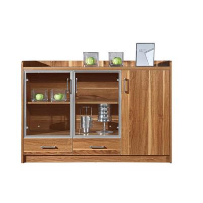 China Hot Sale Office Cabinet HY-C03 Teak Modern PANEL Credenza With Wooden Doors for sale