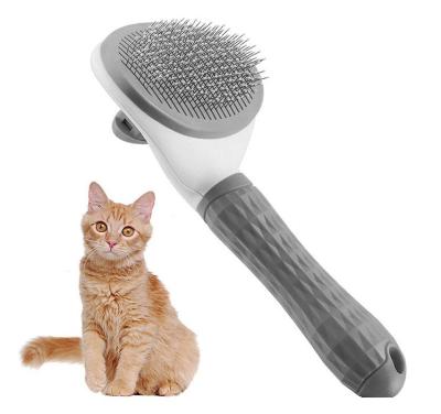 China Viable Dog Hair Brush Cat Comb Grooming And Care Cat Brush Stainless Steel Comb For Long Hair Dogs Cleaning Pet Dog Accessories for sale