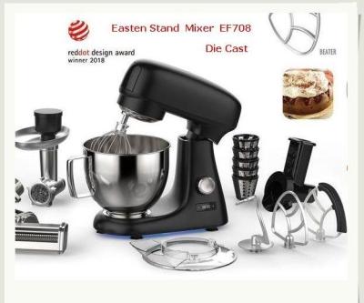 China 1000W Stand Mixer EF708 Recipes / Die Cast Stand Mixer Kichen Aid/ Electric Kitchen Appliance Hand Mixer for sale