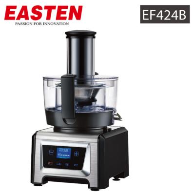 China Easten 1000W Kitchen Food Processor EF424B/ 10 Cups Useful Round Spiral 10-in-1 Food Processor for sale