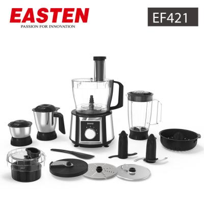 China Easten 2.4 Liters Food Processor EF421/ Food Processor With S.S Wet Grinder and Dry Grinder Cup for India for sale