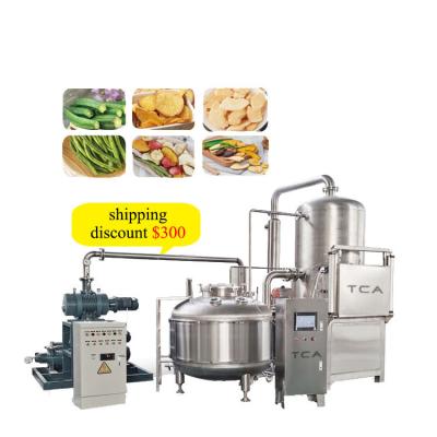 China Frying snacks vacuum doufu fruit and vegetable fries potato crispy vacuum frying equipment for sale