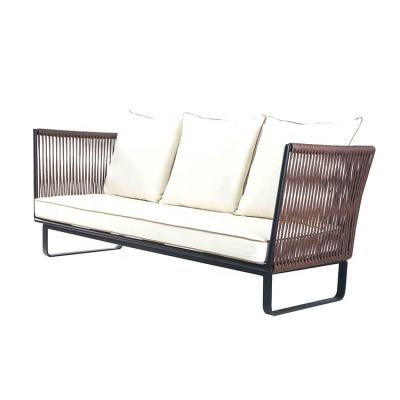 China Wholesale Price Modern Outdoor Rope Sofa Set Aluminum Garden Furniture Set for sale