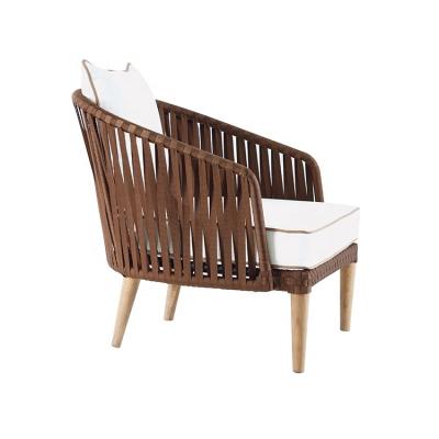 China Modern High Quality Outdoor Leisure Chair Woven Rope Garden Furniture for sale