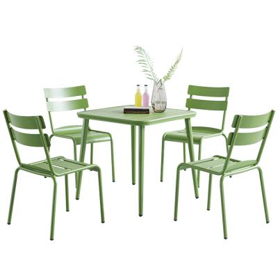 China Modern Outdoor Garden Tables And Chairs Household Dining Tables And Chairs Balcony Garden Outdoor Garden Furniture Tables And Chairs for sale