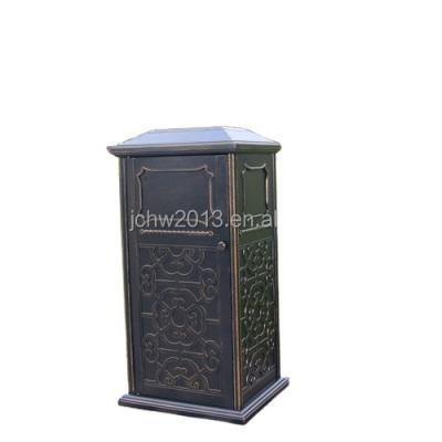 China Factory direct sales stored in the current villa wholesale outdoor leather yard box fruit bin storage amusement park outdoor waste for sale