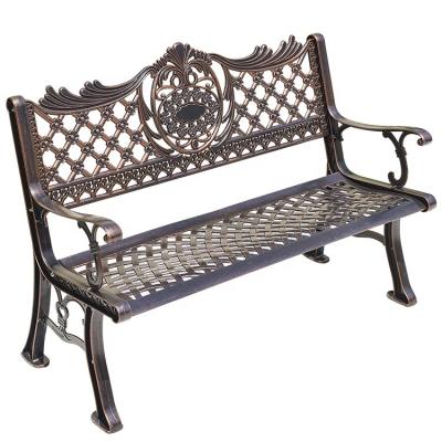 China The modern park European style cast aluminum metal garden bench basketball court bench outdoor outdoor bench Ben chair for sale