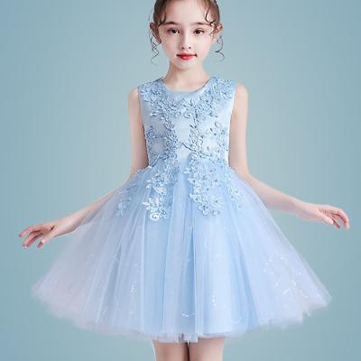 China Custom Casual Christmas Kids Pleated Princess Babies Tutu Skirt Dresses for sale