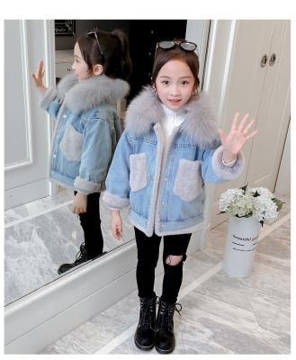 China 2020 Cute 3 Year Old Baby Kids Girls Winter Regular Elegant Elegant Fur Coats for sale