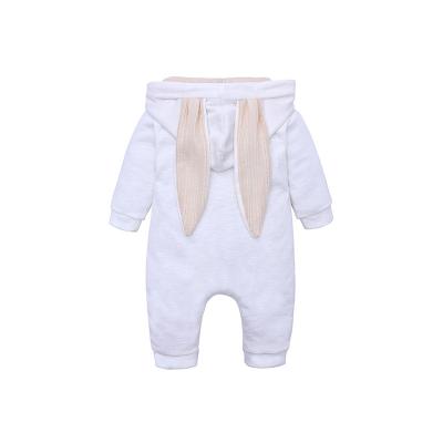 China Quality Selling Breathble Soft Solid Cute Warm Cozy Bunny Long Sleeve Romper Set for sale