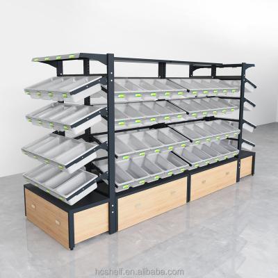 China Single Sided Chip And Snack Candy Store Supermarket Lifestyle Store Display Rack for sale