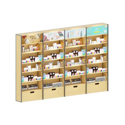 China Supermarket Single-Sided Single-Sided Shelf Display Stand Shelf Display Rack of Boutique Stationery Store Retail Fixtures for sale