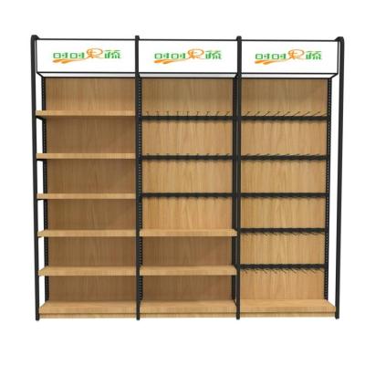 China Store Shelf Wooden Size Supermarket Display Shelf Wooden Display Shelf for sale