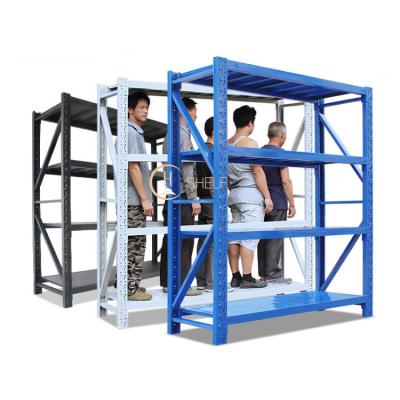 China Esd Protection Manufacturing Factory Metal Warehouse Storage Rack Medium Duty Shelf For Industrial Shelving Racking System for sale