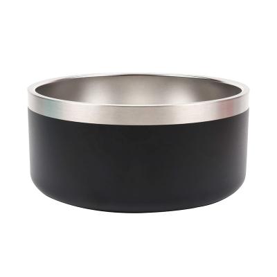 China Stocked Thickening Stainless Steel Pet Feeder Custom Anti-Slip Bowl for sale