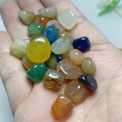 China China 9-12mm High Quality Rainbow Agate Nature Colorful Agate Chips For Decoration for sale