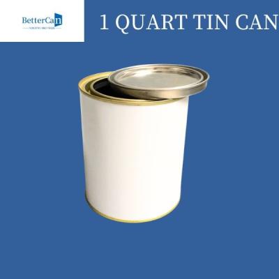 China Almacenamiento de encargo de Tin Bucket Drum For Packaging del metal 1L de la poder redonda auto del metal en venta