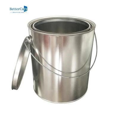 China Auto 3.7L malen Tin Packaging 1 Gallone Tin Can With Lever Lids zu verkaufen