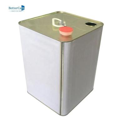 China Luftdichtes Verpackenauto malen Metall Pail With Plastic Lid Tin Plate Containerss 20l zu verkaufen