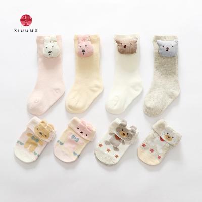 China New Arrive Antibacterial Cute Knee High Children Toys Baby Socks for sale