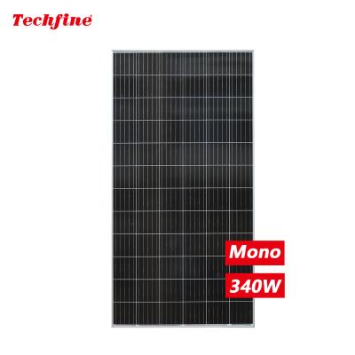 China High Efficiency Mono Solar Panel Air Condition Felt Lightweight 340w 340watt 345 Watt Mono Crystalline Solar Hybrid Panel for sale