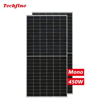 China New 450watt Mono Solar Panel 450 Watt Solar Home System Low Energy Price For Home Use And Inverter For Rooftop Greenhouse Electric Vehicles for sale