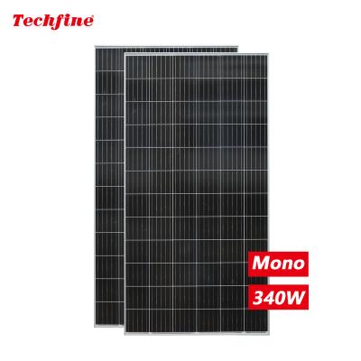 China New home current 340w stainless steel solar home system 340 watt mono crystallinesolar panel kit full roofing sheets for sale