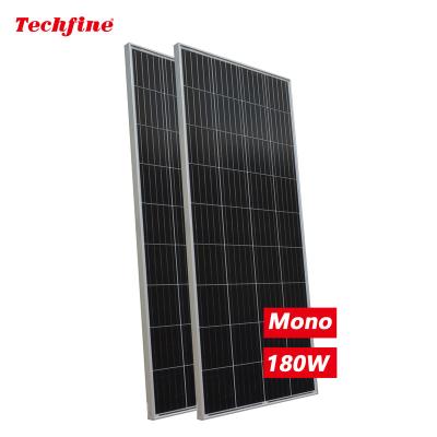 China 180 watt 180w small size mono ac solar-shingle-panel monocrystalline mono PV combiner stock high efficiency solar panel wholesale price for sale