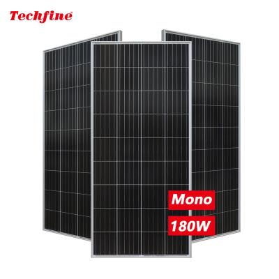 China High efficiency potable Foshan 180w mono solar panel monocrystalline 180 watt mono perc solar panel set for home agriculture car roof for sale