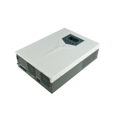 China Techfine 220v top sale high quality hybrid solar 4800w inverter built in MPPT solar controller with 60A 470*335*210mm for sale