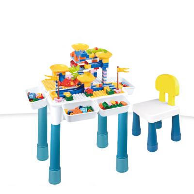 China Hot-selling plastic toy building blocks table toy for building 88609 for sale