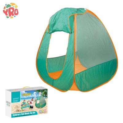 China With hot sale children's play camping tent outdoor beach toys on the beach children's tent with beach toy for sale