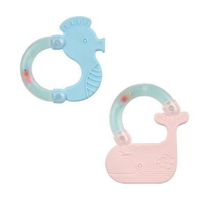 China Poachable Macaroon Color Silicone Teether Candy Color Props Toys For Infant Baby Happy Cute Babies Teethers Teethers for sale