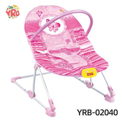 China Safety Comfortable Baby Bouncer Baby Rocker Baby Sleep Chair Electric Pink Baby Rocker Indoor Furniture for Child Folding Rocking Chair Baby Bouncer Rocker for sale