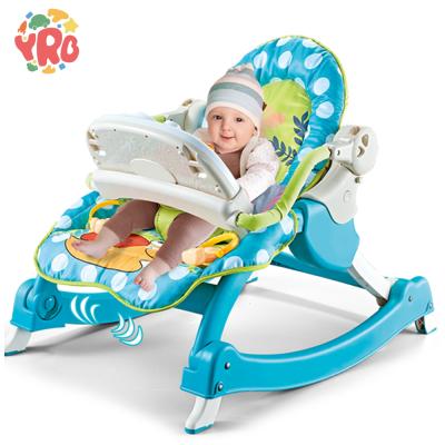 China Modern Wholesale Baby Rocker Musical Vibration Babies Swing Baby Rocking Chairs With Toys for sale