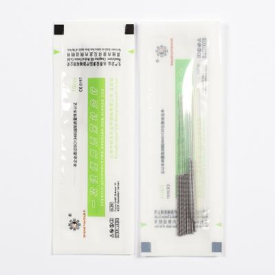 China Body Zhongyan 500pcs Medical Acupuncture Needles Stainless Steel Sterile Handle for sale