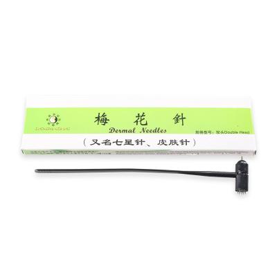 China Disposable Sterile Plum Blossom Needle Therapy Acupuncture Seven Star Dermal Needle Body Hammer Needle For Single Use for sale