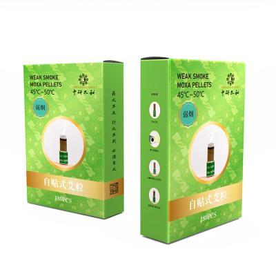 China Body Self Adhesive Mini Moxa Weak Smoke Moxa Pill for sale