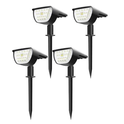 China Garden Solar Landscape Spotlights Outdoor LED Lawn Light Powered Wall Lights For Garden for sale