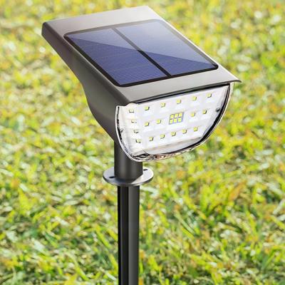 China 2-in-1 Garden Solar Led Garden Light Outdoor Sensor Patio Light Pathway Spotlight Wall Lights for sale