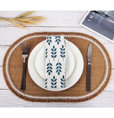 China Eco Friendly Sustainable Kitchen Jute Place Mats For Dining Table for sale