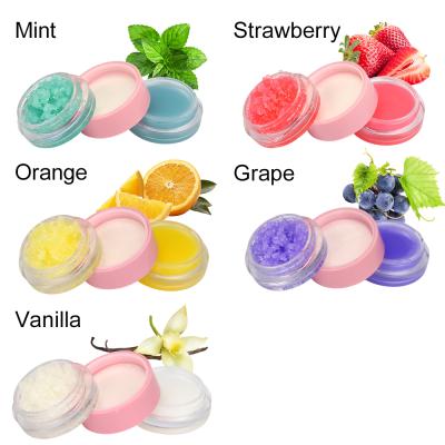 China Free Sample Mini Organic Container Cute Private Pink Tinted Lip Balm Stick Natural Label Lip Scrub for sale