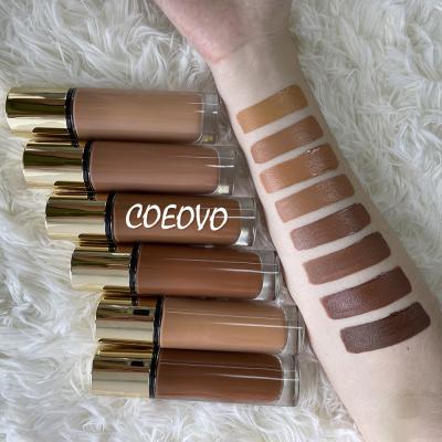 China Anti-Wrinkle Wholesales Logo Face Waterproof Oil Makeup Matte Vegan Private Label Liquid Foundation Full Coverage Cosmetics for sale