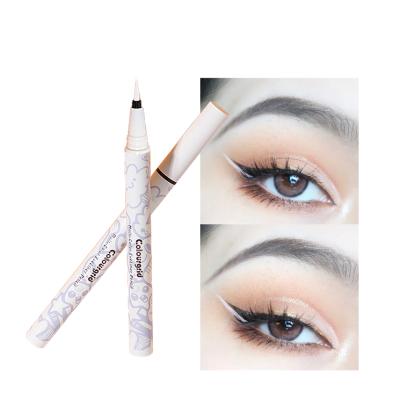 China Waterproof High Quality Quick Dry Magnetic Vegan Liner Eye Dye Eyeliner Eyeliner Glue Thin Glue With Eyeliner for sale