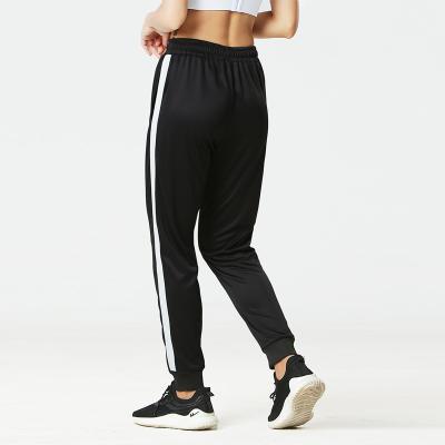 China Anti-Wrinkle 2020 Autumn Winter Women Trend Soft Touch Stripe Tank Top Joggers Double Sweatpants To Work Out Pants Women for sale