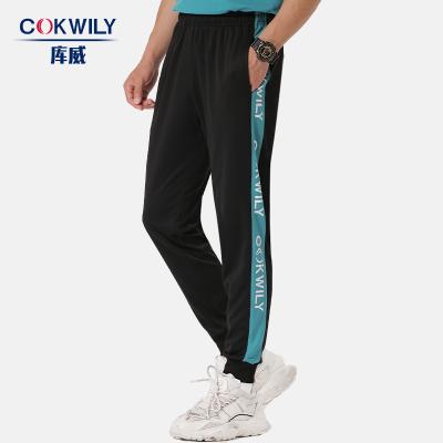 China 2020 Wholesale Custom Logo Printing Anti-Wrinkle Brand Logo Printing Gym Workout Joggers Men's New Trending Active Pants Training Gym Pants for sale