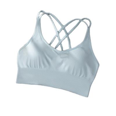 China Wholesale Cheap Women's Yoga Sports Bra Vest Breathable Traceless Bra QUICK DRY For Women for sale